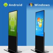 49 inch floor standing capacitive touch screen