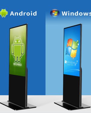 49 inch floor standing capacitive touch screen