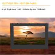 27 inch outdoor wall mounted display