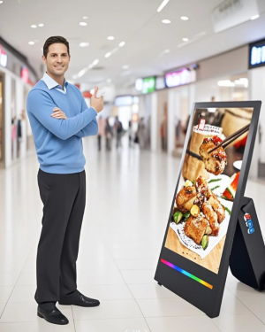 55-inch portable outdoor display