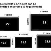 27 inch outdoor wall mounted display