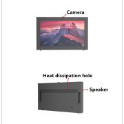 23.8 inch outdoor wall mounted display