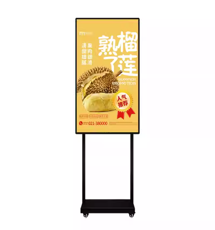 Portable Indoor Digital Signage for Restaurants – Handheld Menu Display for Table Side Ordering, Counter Upselling & Pop Up Dining Events