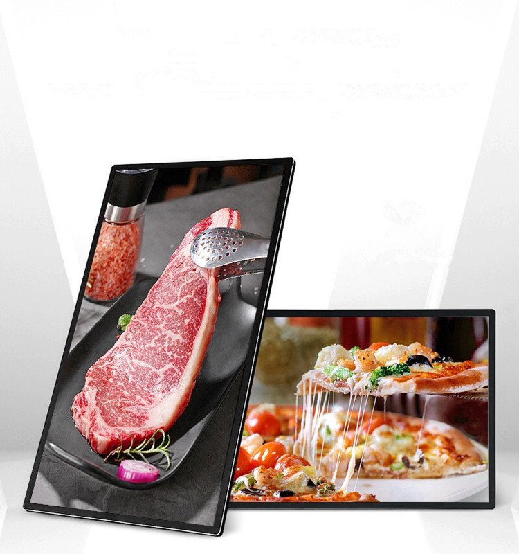 32 Inch Restaurant Wall Mounted Digital Signage – Digital Wall Poster for Menu Boards, Lobby Advertising & Table Side Promotion | Cloud Managed Display for QSR